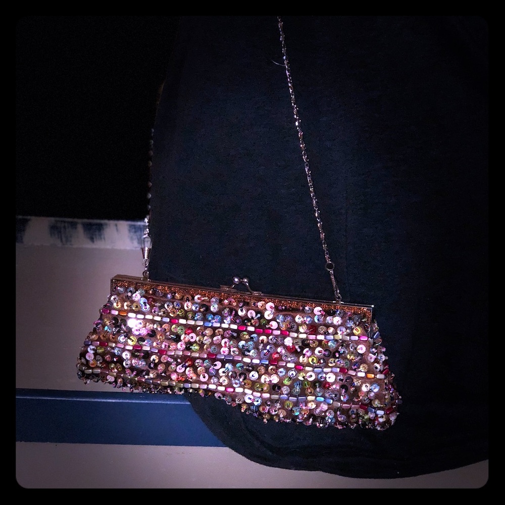 Sequin clutch purse 💜💜💜